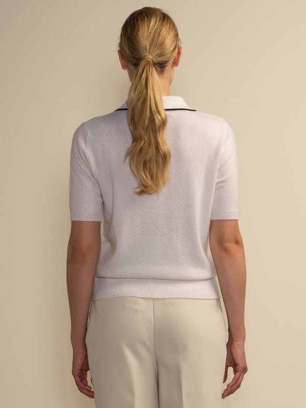 Polo Shortsleeve_Vintage White